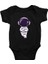 Sıkılmış Astronot Siyah Unisex Bebek Body - Zıbın 1