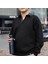 Siyah Polo Sweatshirt 1