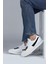 29072 Beyaz - Gri Erkek Sneaker Günlük Spor Ayakkabı 5