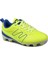 28843 Neon Yeşil - Mavi Üniseks Çocuk Çim Halı Saha Krampon Futbol Ayakkabısı 2