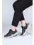 28701 Siyah - Beyaz Kadın Sneaker Günlük Spor Ayakkabı 5