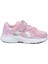 29189 Cırtlı Pembe - Beyaz Kız Çocuk Sneaker Günlük Spor Ayakkabı 1