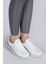 28064 Slip-On Beyaz Kadın Sneaker Günlük Spor Ayakkabı 5
