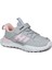 29602 Cırtlı Gri - Pembe Kız Çocuk Sneaker Günlük Spor Ayakkabı 2