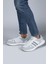 29052 Beyaz - Gri Erkek Sneaker Günlük Spor Ayakkabı 3