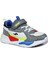 30058 Gri - Beyaz - Çok Renkli Üniseks Çocuk Sneaker Günlük Spor Ayakkabı 2