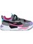 30058 Mor - Pembe - Gri Kız Çocuk Sneaker Günlük Spor Ayakkabı 1