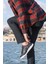 27799 Siyah - Beyaz Erkek Sneaker Günlük Spor Ayakkabı 5