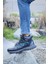 28682 Siyah - Gri Erkek Su Geçirmez Outdoor Bot Spor Ayakkabı 4
