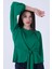Yeşil Beli Bağlama Detaylı Bluz 0806546.07 2