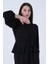 Siyah Beli Bağlama Detaylı Bluz 0806546.01 1
