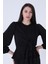 Siyah Beli Bağlama Detaylı Bluz 0806546.01 4