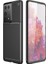 Galaxy S21 Ultra Uyumlu Negro Silikon Kapak-Siyah 1