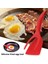 Yumurta Flip Spatula, 2'si 1 Arada Spatula, Grab & Flip Spatula Klipsi, Omlet Biftek Tost Omlet Mutfak Pişirme Araçları (Yurt Dışından) 4