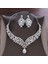 Taçlar Tarzı No.11 Boyutu Barok Kristal Su Damlası Gelin Takı Setleri Rhinestone Tiaras Taç Kolye Küpe Gelin Düğün Için Dubai Takı Seti (Yurt Dışından) 5