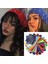 NO.70125 Boyutu Letapı Moda Kadın Bandana Eşarp Kız Çocuklar Punk Kare Bandanalar Şapkalar Bohemian Başörtüsü Bantlar Saç Aksesuarları (Yurt Dışından) 3