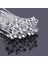 Fuşya Strass Rhinestone Kristal Saç Kadın Kızlar Için Parti Düğün Gelin Gümüş Tokalar Saç Klipleri Saç Aksesuarları (Yurt Dışından) 5