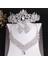 Altın Barok Lüks Kristal Boncuk Gelin Takı Setleri Rhinestone Tiaras Taç Kolye Küpe Seti Düğün Afrika Saç Takı Seti (Yurt Dışından) 2