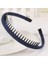 Donanma Kadın Kızlar Headdress Katı Kumaş Kafa Bandı Wrap Saç Çember Çerçeve Dişler ile Kadın Saç Aksesuarları Hairband Şapkalar Hairband (Yurt Dışından) 1