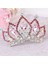 No.14 Boyutu Kızlar Çocuklar Saç Takı Aksesuarları Mini Sevimli Çiçek Kristal Rhinestone Prenses Taç Saç Tarak Doğum Günü Partisi Tiaras (Yurt Dışından) 5