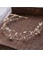 Altın Kore High-End El Yapımı Çiçekler Boncuklu Gelin Headdress Hairband Zarif Küçük Takı Prenses Düğün Saç Dekorasyonu (Yurt Dışından) 2