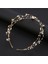 Altın Kore High-End El Yapımı Çiçekler Boncuklu Gelin Headdress Hairband Zarif Küçük Takı Prenses Düğün Saç Dekorasyonu (Yurt Dışından) 4