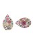 No.1 Boyutu Demir Esaslı Alaşım Emaye Boyama Kolye Damla Yeşil Çok Renkli Telkari 30MM(1 ") x 19MM("), (Yurt Dışından) 5