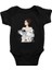 Pariste Kahve Kayfi Moda Siyah Unisex Bebek Body - Zıbın 1