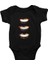 Dişler Renkli Dişçi Siyah Unisex Bebek Body - Zıbın 1