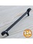 Duru 224 mm Siyah Metal Kulp Çekmece Mobilya Mutfak Dolabı Dolap Kulpları Kapak Kulbu Kulpu 1