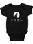 Göktürk Orhun Türk Siyah Unisex Bebek Body - Zıbın 1