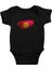 Kırgızistan - Kyrgyzstan Siyah Unisex Bebek Body - Zıbın 1