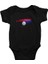 Laos Siyah Unisex Bebek Body - Zıbın 1
