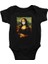 Mona Lisa Siyah Unisex Bebek Body - Zıbın 1
