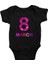 8 Mart Dünya Kadınlar Günü Siyah Unisex Bebek Body - Zıbın 1