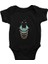 Firavun Sfenks Kedi Siyah Unisex Bebek Body - Zıbın 1