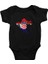 Hırvatistan Siyah Unisex Bebek Body - Zıbın 1