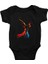 Flamenko Siyah Unisex Bebek Body - Zıbın 1