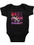 Anneler Günü Siyah Unisex Bebek Body - Zıbın 1