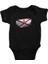 Jersey Siyah Unisex Bebek Body - Zıbın 1