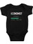 Ekonomist Siyah Unisex Bebek Body - Zıbın 1