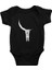Aydan Sarkan Astronot Siyah Unisex Bebek Body - Zıbın 1