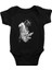 Gitarist Siyah Unisex Bebek Body - Zıbın 1