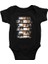 Ayılar Alemi Siyah Unisex Bebek Body - Zıbın 1