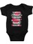 Karpuz Siyah Unisex Bebek Body - Zıbın 1