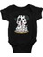 Sevimli Dalmaçyalı Siyah Unisex Bebek Body - Zıbın 1