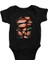 Papaya Siyah Unisex Bebek Body - Zıbın 1