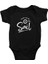 Yelken Siyah Unisex Bebek Body - Zıbın 1