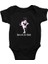 Buz Pateni Için Doğmak Siyah Unisex Bebek Body - Zıbın 1