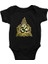 Om Siyah Unisex Bebek Body - Zıbın 1